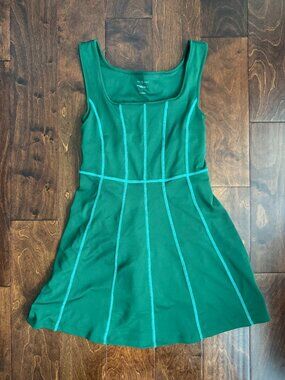 Lou & Grey Green Athletic Dress